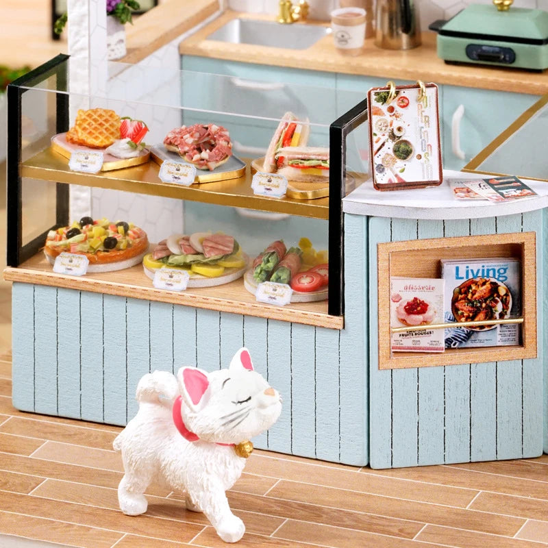 Maison de poupée miniature DIY – Puzzle 3D avec meubles, kit déco et jouet